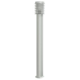 Berkfield Home Outdoor Floor Lamp Silver 110cm Stainless Steel - thumbnail 2