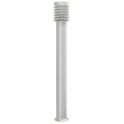 Berkfield Home Outdoor Floor Lamp Silver 110cm Stainless Steel - thumbnail 6