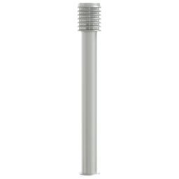 Berkfield Home Outdoor Floor Lamp Silver 110cm Stainless Steel - thumbnail 4