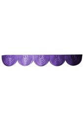 Neel Blue Swag Curtain Panel Ice Silk Detachable Swag Backdrop, 2 Metre in Purple - thumbnail 4