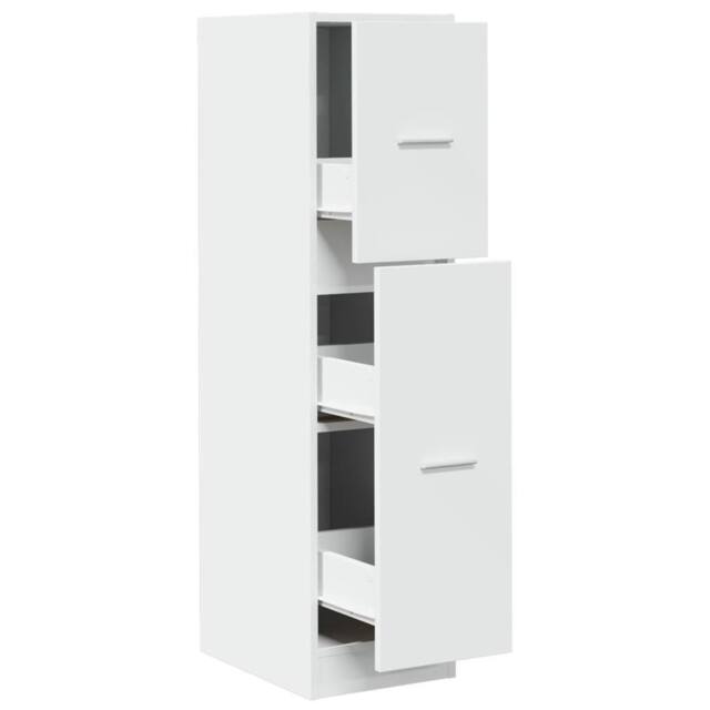 Berkfield Home Apothecary Cabinet White 30x41x118 cm Engineered Wood - Size: 30 x 41 x 118 cm - image 1