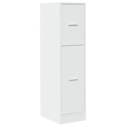 Berkfield Home Apothecary Cabinet White 30x41x118 cm Engineered Wood - Size: 30 x 41 x 118 cm - thumbnail 3