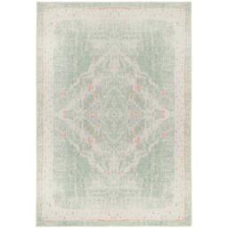 Kukoon Pale Green Traditional Flatwoven Living Room Area Rug Hallway Runner - Size: 200 cm x 290 cm - thumbnail 1