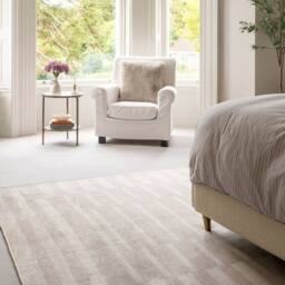 Kukoon Modern Abstract Cotton Chenille Rug Grey Gold Machine Washable in Light Grey - Size: 120 cm x 170 cm - thumbnail 3