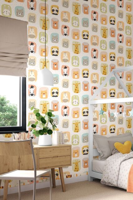 Hoopla Walls Picture Perfect 10m Matt Wallpaper in Natural - image 1