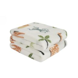 OHS Safari Fleece Throw Bed Soft Blanket Warm Travel Thermal Bedspread - Size: 120 cm x 150 cm - thumbnail 6