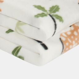 OHS Safari Fleece Throw Bed Soft Blanket Warm Travel Thermal Bedspread - Size: 120 cm x 150 cm - thumbnail 3
