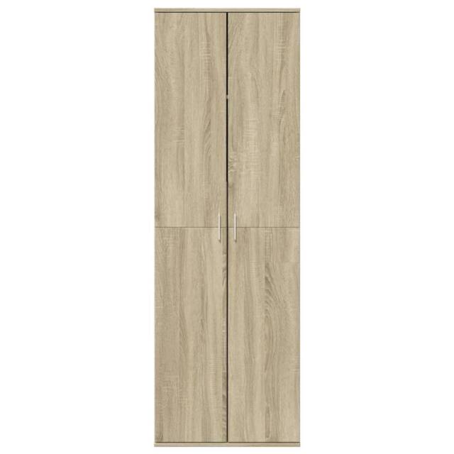 Berkfield Home Highboard Sonoma Oak 60x35x180 cm Engineered Wood in Light Oak - Size: 60 x 35 x 180 cm - image 1