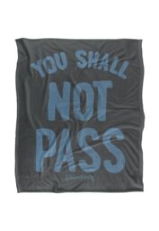 Warner Brothers Lord Of The Rings Officially Licensed Silky Touch Super Soft Throw Blanket 152 x 127 cm in White - thumbnail 1