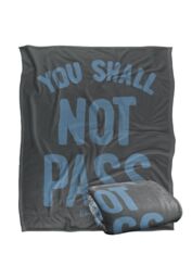 Warner Brothers Lord Of The Rings Officially Licensed Silky Touch Super Soft Throw Blanket 152 x 127 cm in White - thumbnail 2