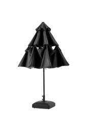 Living and Home Outdoor 3-Tier Umbrella with Crank and Tilt in Dark Grey - thumbnail 5
