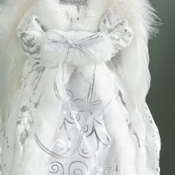 Samuel Alexander 30cm Battery Powered Light up Christmas Angel Tree Topper with LEDs in White - thumbnail 7