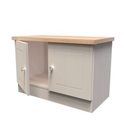 Ready Assembled 2 U Norton Compact 2 Door TV & Media Unit (Ready Assembled) in Taupe - Size: Medium - thumbnail 5