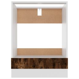 Berkfield Home Oven Cabinet Smoked Oak 60x46x81.5 cm Engineered Wood in Brown - thumbnail 5