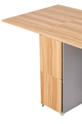 Living and Home Drop Leaf Dining Table Set with 4 Stools in Grey - thumbnail 9