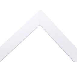 Frames & Mirrors 4U Metro White Frame with Black Mount for Image Size A4 - thumbnail 3