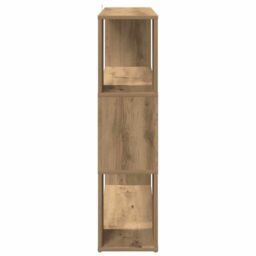 Berkfield Home Book Cabinet/Room Divider Artisan Oak 100x24x94 cm in Brown - Size: 100 x 24 x 94 cm - thumbnail 5