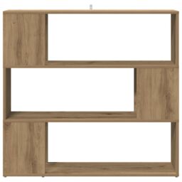 Berkfield Home Book Cabinet/Room Divider Artisan Oak 100x24x94 cm in Brown - Size: 100 x 24 x 94 cm - thumbnail 4