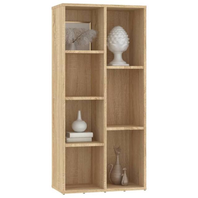 Berkfield Home Classic Book Cabinet Sonoma Oak 50x25x106 cm Engineered Wood in Light Tan - Size: 50 x 25 x 106 cm - image 1