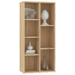 Berkfield Home Classic Book Cabinet Sonoma Oak 50x25x106 cm Engineered Wood in Light Tan - Size: 50 x 25 x 106 cm - thumbnail 1