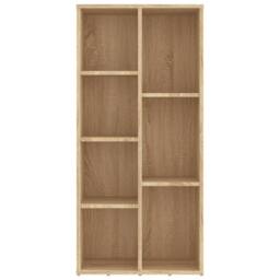 Berkfield Home Classic Book Cabinet Sonoma Oak 50x25x106 cm Engineered Wood in Light Tan - Size: 50 x 25 x 106 cm - thumbnail 4