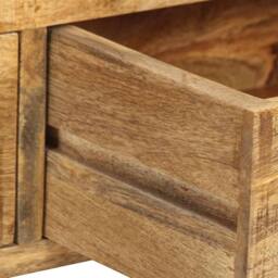 Berkfield Home TV Cabinet 120x35x45 cm Solid Mango Wood in Brown - Size: 120 x 35 x 45 cm - thumbnail 7