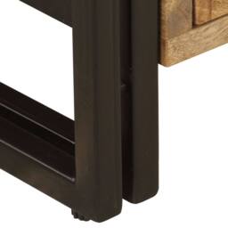 Berkfield Home TV Cabinet 120x35x45 cm Solid Mango Wood in Brown - Size: 120 x 35 x 45 cm - thumbnail 9