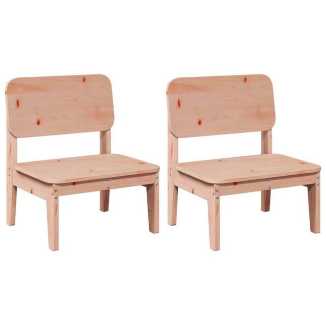 Berkfield Home Garden Chairs 2 pcs 60x52.5x72 cm Solid Wood Douglas in Light Tan - image 1