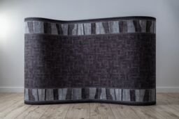 RugsX Anti-Slip Linea Runner in Grey - Size: 67 cm x 500 cm - thumbnail 4
