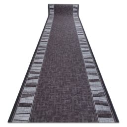 RugsX Anti-Slip Linea Runner in Grey - Size: 67 cm x 500 cm - thumbnail 1