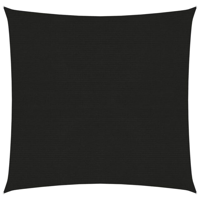 Berkfield Home Sunshade Sail 160 g/m ² Black 3x3 m HDPE - image 1