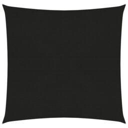 Berkfield Home Sunshade Sail 160 g/m ² Black 3x3 m HDPE - thumbnail 1