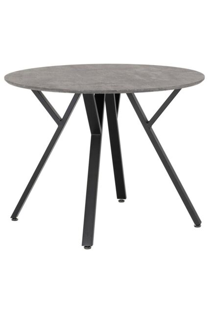 Seconique Athens Round Dining Table in Charcoal - image 1