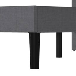 Levede Bed Frame Upholstered Small Double Linen Fabric Foam Headboard Wood in Grey - thumbnail 6