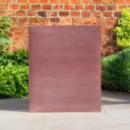 Access Garden Products 75cm Long Zinc Galvanised Rose Gold 90cm Tall Trough Planter - thumbnail 2