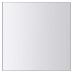 Berkfield Home 48 pcs Mirror Tiles Square Glass in Silver - thumbnail 5