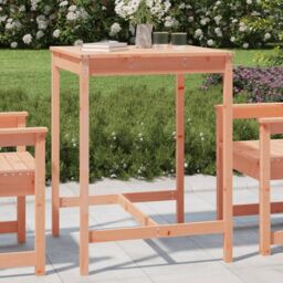 Berkfield Home Garden Table 82.5x82.5x110 cm Solid Wood Douglas in Brown - thumbnail 1