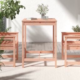 Berkfield Home Garden Table 82.5x82.5x110 cm Solid Wood Douglas in Brown - thumbnail 3
