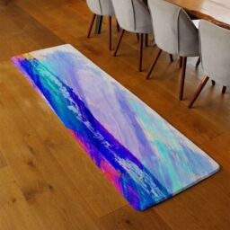 Benjamin Tate Design White Cliffs Of Dover Runner Rug in Natural - Size: 67 cm x 230 cm - thumbnail 2