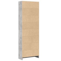 Berkfield Home Bookcase Concrete Grey 60x24x176 cm Engineered Wood - Size: 60 x 24 x 176 cm - thumbnail 6
