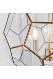 Netlighting Miele 3 Light Spherical Pendant Antique Brass Glass E14 in Gold - thumbnail 5