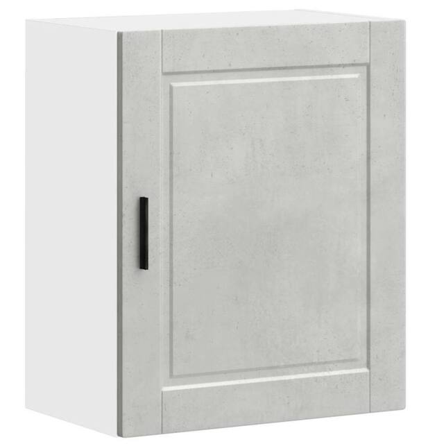Berkfield Home Kitchen Wall Cabinet¬†Porto Concrete Grey Engineered Wood - image 1