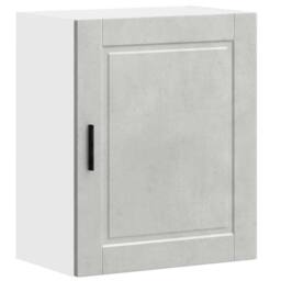 Berkfield Home Kitchen Wall Cabinet¬†Porto Concrete Grey Engineered Wood - thumbnail 1