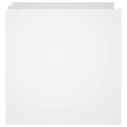 Berkfield Home Bedside Cabinet White 45x50x50 cm Engineered Wood - Size: 45 x 50 x 50 cm - thumbnail 5