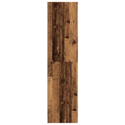 Berkfield Home Wardrobe Old Wood 100x50x200 cm Engineered Wood in Brown - Size: 100 x 50 x 200 cm - thumbnail 5