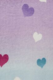 Bedlam 'Cosy Ombre Heart' Plush & Sherpa Reverse Duvet Cover Set - Size: Single - thumbnail 4