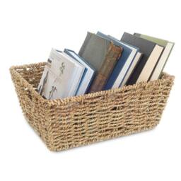 Kelvenix Seagrass Wicker Storage Basket Natural Woven Gift in Brown - thumbnail 1
