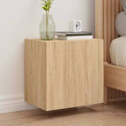 Berkfield Home TV Wall Cabinet Sonoma Oak 40.5x30x40 cm Engineered Wood in Light Tan - thumbnail 2