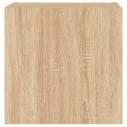 Berkfield Home TV Wall Cabinet Sonoma Oak 40.5x30x40 cm Engineered Wood in Light Tan - thumbnail 7