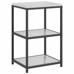 Berkfield Home Modern with Shelf with Storage with Door Adjustable 2 pcs Galvani in Silver - thumbnail 6